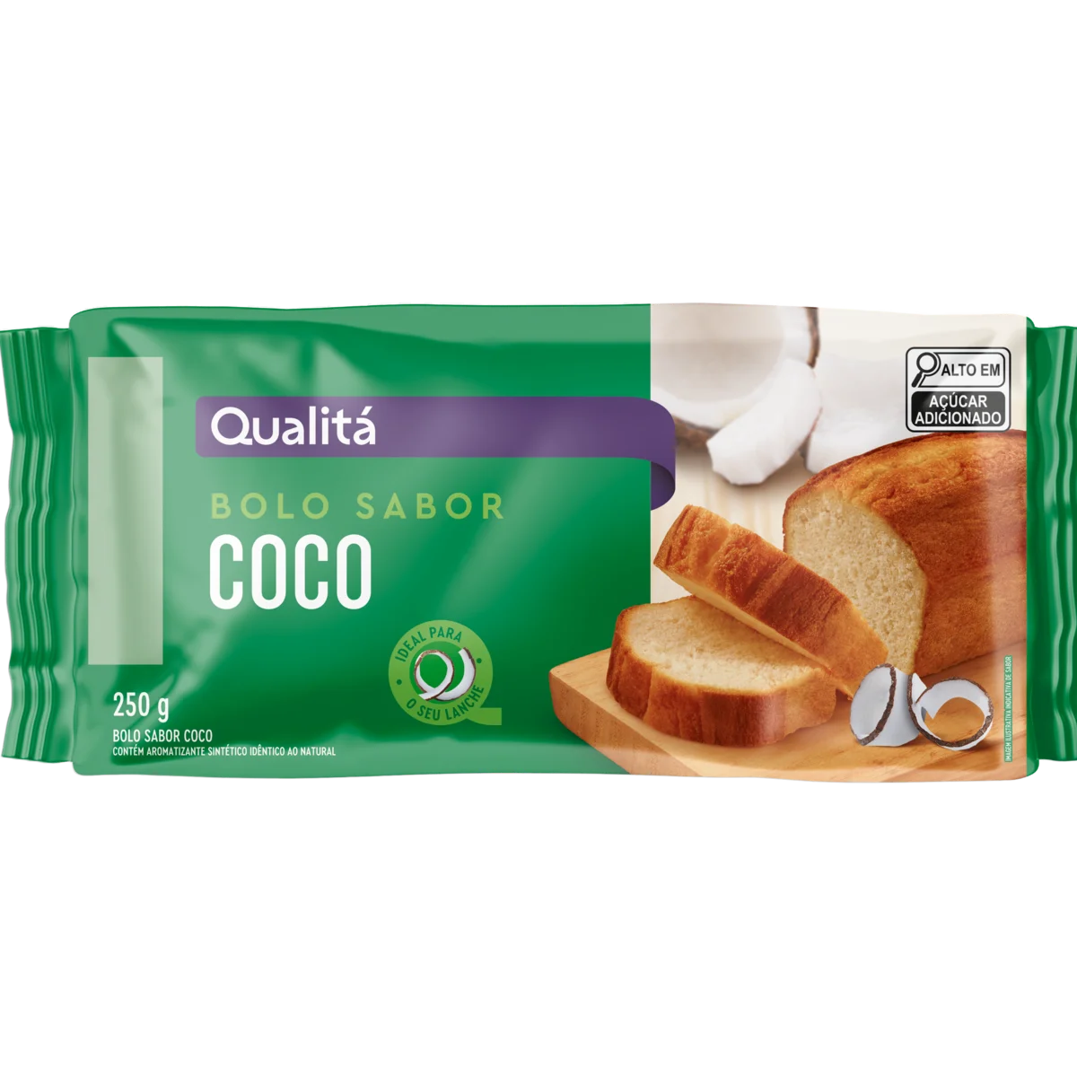 Bolo Inglês de Coco QUALITÁ 250g