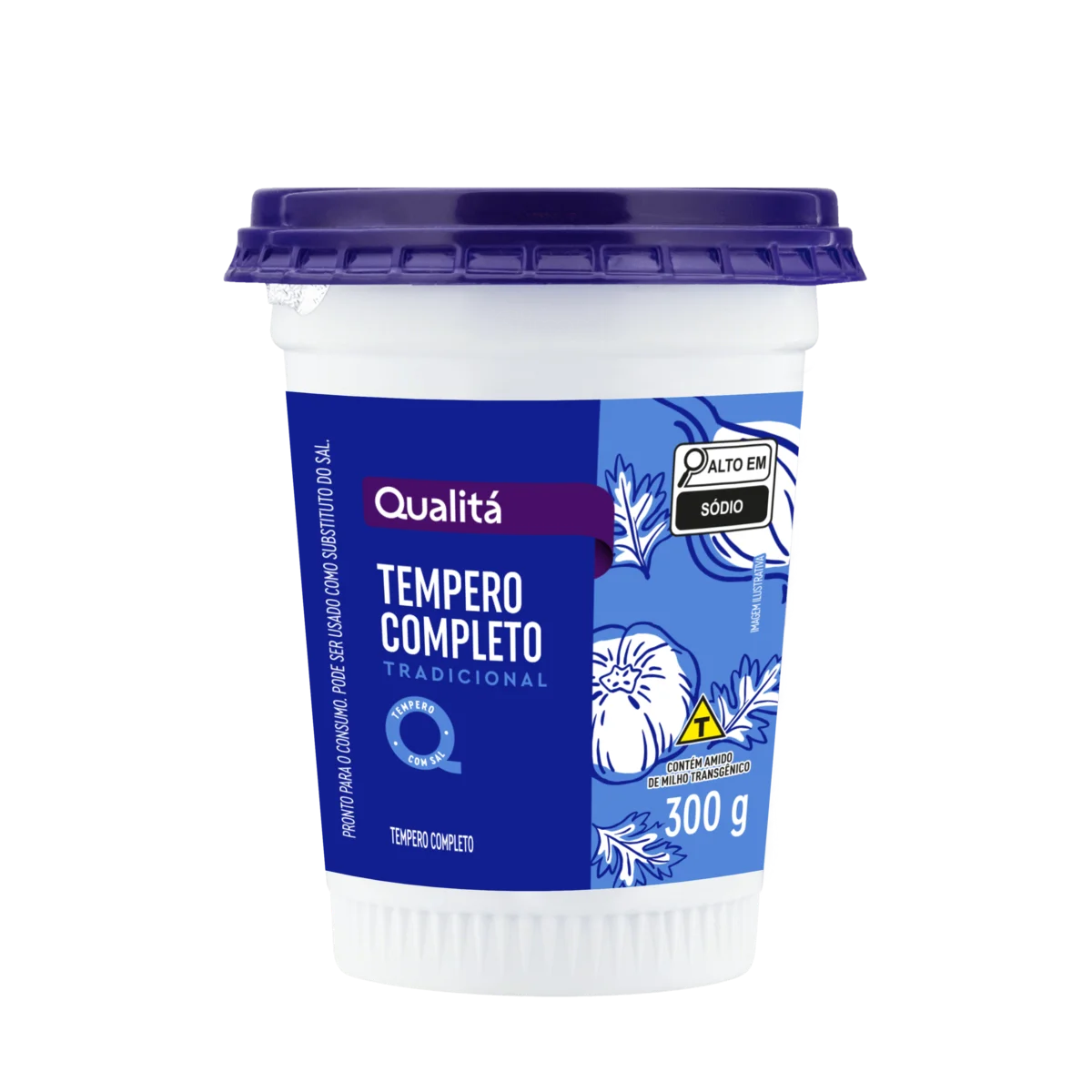 Tempero Completo Tradicional Qualitá Pote 300g