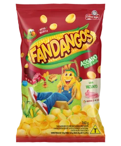 Salgadinho de Milho Presunto Elma Chips Fandangos Pacote 160g