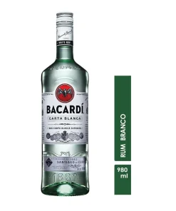 Rum Bacardi Carta Blanca 980ml