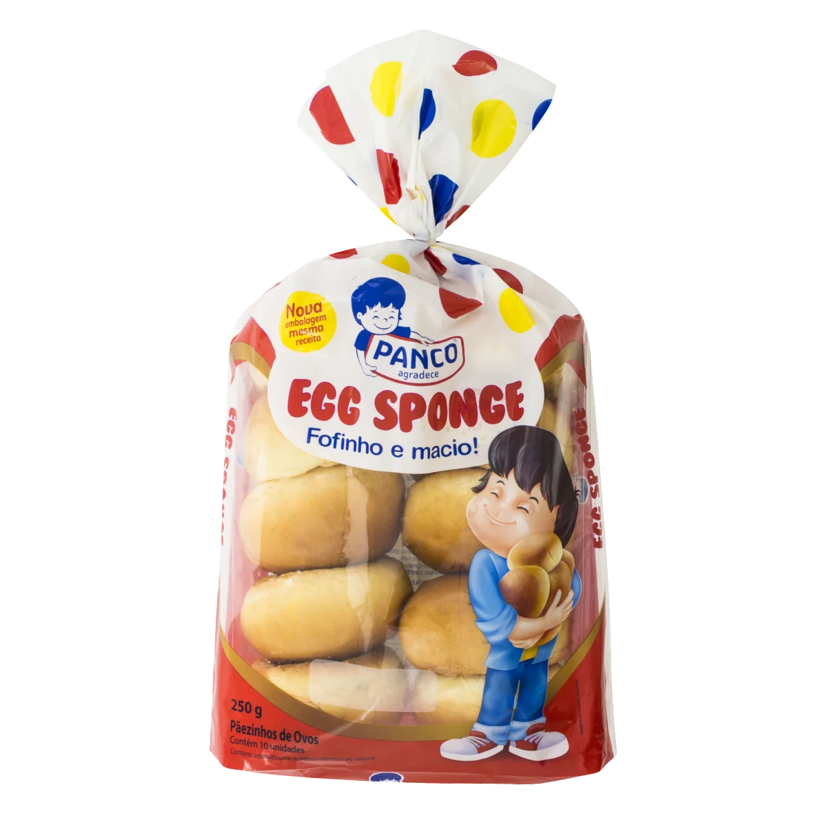 Bisnaguinha Egg Sponge PANCO Pacote 250g