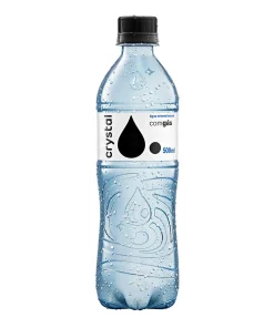Água Mineral Natural com Gás Crystal Garrafa 500ml
